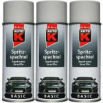 Auto-K Basic Spritzspachtel, 3x 400 Milliliter
