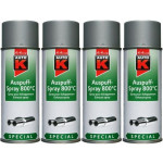 Auto-K Special Auspuffspray 800°C silber, 4x 400 Milliliter