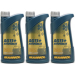 Mannol Kühlerfrostschutz Antifreeze AG13+ -40 Fertigmischung 3x 1l = 3 Liter