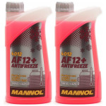 Mannol Kühlerfrostschutz Antifreeze AF12+ -40 Fertigmischung 2x 1l = 2 Liter