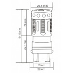 S9 LED 100% Canbus Birne Lampe W21/5W W3x16q 7443 1950 Lumen