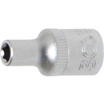 BGS Steckschlüssel-Einsatz Sechskant | Antrieb Innenvierkant 6,3 mm (1/4