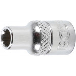 BGS Steckschlüssel-Einsatz Zwölfkant | Antrieb Innenvierkant 6,3 mm (1/4