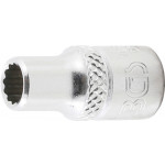 BGS Steckschlüssel-Einsatz Zwölfkant | Antrieb Innenvierkant 6,3 mm (1/4