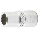 BGS Steckschlüssel-Einsatz Zwölfkant | Antrieb Innenvierkant 6,3 mm (1/4