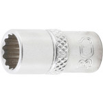 BGS Steckschlüssel-Einsatz Zwölfkant | Antrieb Innenvierkant 6,3 mm (1/4