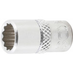 BGS Steckschlüssel-Einsatz Zwölfkant | Antrieb Innenvierkant 6,3 mm (1/4