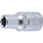 BGS Steckschlüssel-Einsatz Sechskant | Antrieb Innenvierkant 6,3 mm (1/4