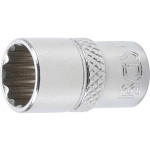 BGS Steckschlüssel-Einsatz Zwölfkant | Antrieb Innenvierkant 6,3 mm (1/4