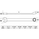 BGS Maul-Ringschlüssel | extra lang | SW 6 mm