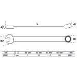 BGS Maul-Ringschlüssel | extra lang | SW 7 mm