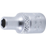 BGS Steckschlüssel-Einsatz Sechskant | Antrieb Innenvierkant 6,3 mm (1/4