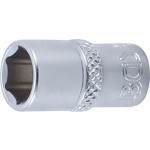 BGS Steckschlüssel-Einsatz Sechskant | Antrieb Innenvierkant 6,3 mm (1/4