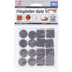 BGS Filzgleiter-Satz | braun | 32-tlg.