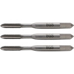 BGS Gewindebohrer-Satz | Vor-, Mittel- und Fertigschneider | HSS-G | M3 x 0,5 mm | 3-tlg.