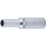 BGS Steckschlüssel-Einsatz Zwölfkant, tief | Antrieb Innenvierkant 6,3 mm (1/4