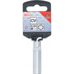 BGS Steckschlüssel-Einsatz Sechskant, tief | Antrieb Innenvierkant 6,3 mm (1/4