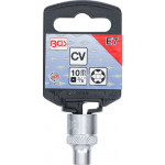 BGS Steckschlüssel-Einsatz E-Profil | Antrieb Innenvierkant 10 mm (3/8