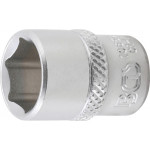 BGS Steckschlüssel-Einsatz Sechskant | Antrieb Innenvierkant 6,3 mm (1/4