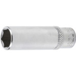 BGS Steckschlüssel-Einsatz Sechskant, tief | Antrieb Innenvierkant 6,3 mm (1/4