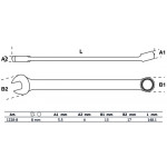 BGS Maul-Ringschlüssel | extra lang | SW 8 mm