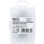 BGS Reparatur-Klammern | W-Form | Ø 0,6 mm | 100-tlg.