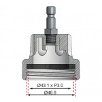 BGS Adapter 20 für Art. 8027, 8098 | für Saab Ecopower