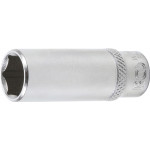 BGS Steckschlüssel-Einsatz Sechskant, tief | Antrieb Innenvierkant 6,3 mm (1/4