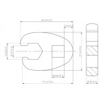 BGS Hahnenfußschlüssel | Antrieb Innenvierkant 10 mm (3/8