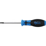 BGS Schraubendreher | T-Profil (für Torx) T20 | Klingenlänge 80 mm