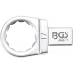 BGS Einsteck-Ringschlüssel | 17 mm | Aufnahme 9 x 12 mm