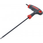 BGS Schraubendreher mit T-Griff und seitlicher Klinge | T-Profil (für Torx) mit/ohne Bohrung T25