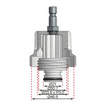 BGS Adapter Nr. 19 für Art. 8027, 8098 | für Toyota