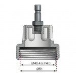 BGS Adapter Nr. 11 für Art. 8027, 8098 | für Audi, VW