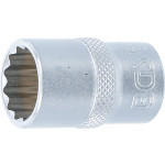 BGS Steckschlüssel-Einsatz Zwölfkant | Antrieb Innenvierkant 12,5 mm (1/2