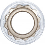 BGS Steckschlüssel-Einsatz Zwölfkant | Antrieb Innenvierkant 12,5 mm (1/2