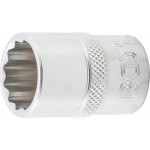 BGS Steckschlüssel-Einsatz Zwölfkant | Antrieb Innenvierkant 12,5 mm (1/2