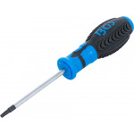 BGS Schraubendreher | T-Profil (für Torx) mit Bohrung T20 | Klingenlänge 80 mm