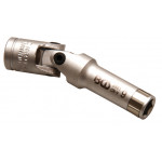 BGS Glühkerzen-Gelenk-Einsatz Sechskant | Antrieb Innenvierkant 10 mm (3/8