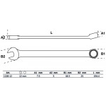 BGS Maul-Ringschlüssel | extra lang | SW 12 mm