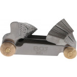 BGS Doppel-Gewindeschablone, 52 Blatt | metrisch 0,25 - 6,0 mm, Whitworth 4G - 62G