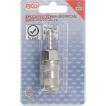 BGS Druckluft-Schnellkupplung mit 8 mm Schlauchanschluss