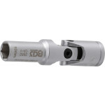 BGS Glühkerzen-Gelenk-Einsatz Sechskant | Antrieb Innenvierkant 10 mm (3/8