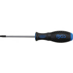 BGS Schraubendreher | T-Profil (für Torx) mit Bohrung T30 | Klingenlänge 100 mm