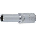BGS Steckschlüssel-Einsatz Zwölfkant, tief | Antrieb Innenvierkant 12,5 mm (1/2