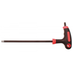 BGS Schraubendreher mit T-Griff und seitlicher Klinge | T-Profil (für Torx) mit/ohne Bohrung T27