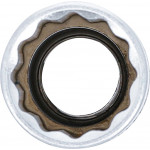 BGS Steckschlüssel-Einsatz Zwölfkant, tief | Antrieb Innenvierkant 12,5 mm (1/2