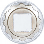 BGS Steckschlüssel-Einsatz Zwölfkant | Antrieb Innenvierkant 12,5 mm (1/2