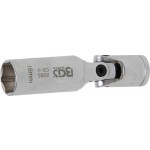 BGS Glühkerzen-Gelenk-Einsatz Sechskant | Antrieb Innenvierkant 10 mm (3/8