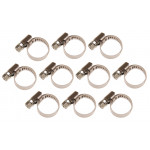 BGS Schlauchklemmen | rostfrei | 10 x 16 mm | 10-tlg.